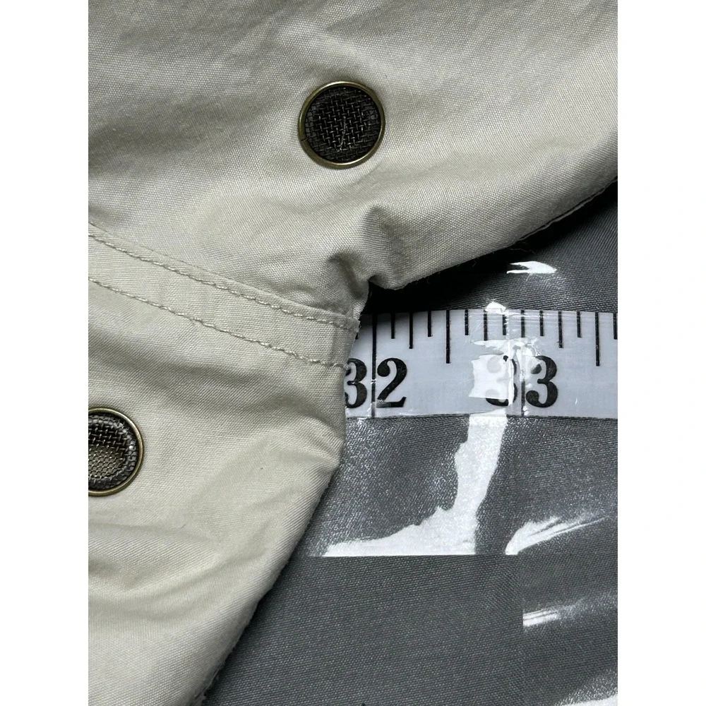 Vintage Banana Republic Travel Field Jacket Men Large Beige Adventure Outfitters